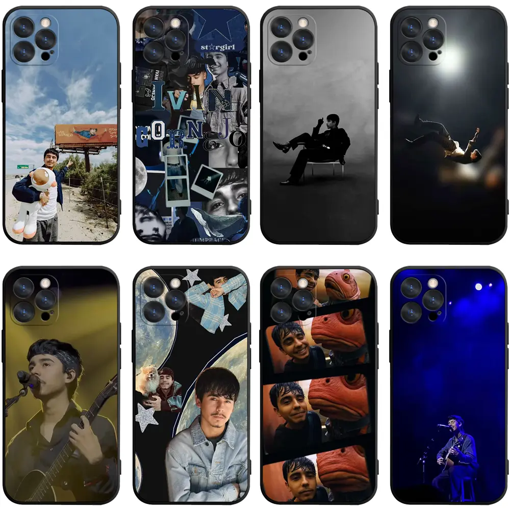 Ivan Cornejo Regional Mexican Music Fan Merch Eco-Friendly Smartphone Cases - Black Frame, Soft Shockproof TPU Covers for iPhone 17 Air,16 Pro Max,15,14 Plus,13,12,11 - Phone Accessories, Birthday Gift
