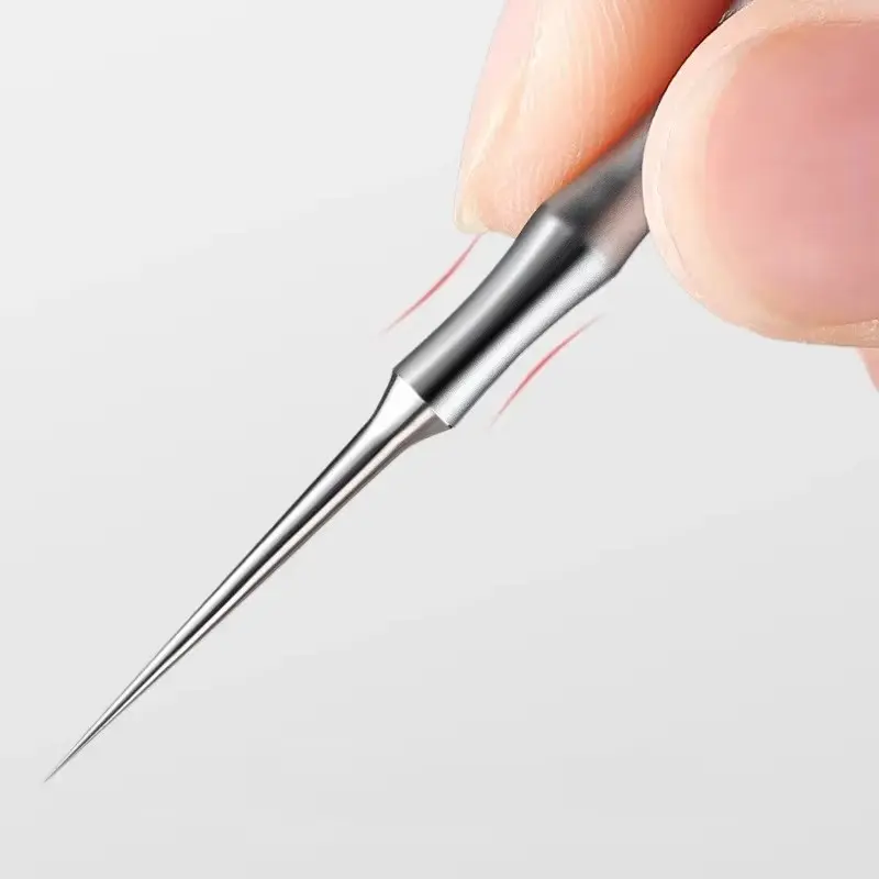 New 1pcs German Ultra-fine Precision Pimple Popper Cell Pimples Blackhead Remover Whitehead Clip Beauty Salon Special Remove Acne Fat Particles Needle Tool Skin Care Tools Blackhead Removal Tools