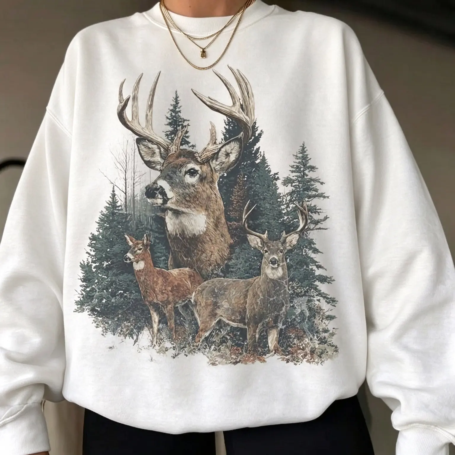 Midwest Sweatshirt, Vintage Sweater, Hunting Season Gift, Old Money Preppy Sweatshirt
