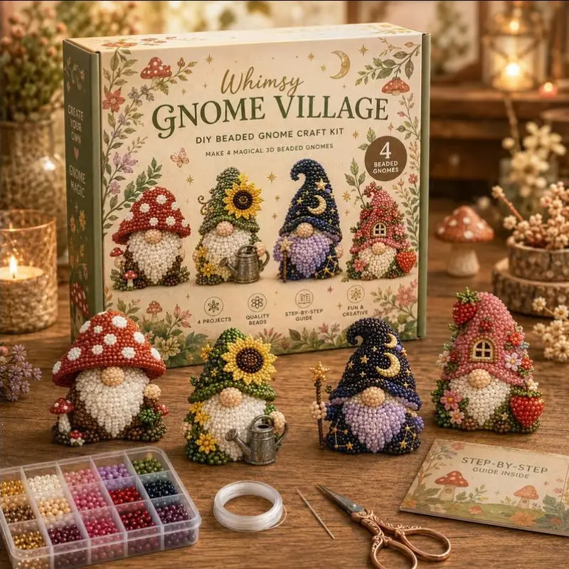 3D Beaded Animal Craft Kit, DIY Jewelry Making Set, Handmade Bead Crafts, Creative Accessories, Perfect Gift for Enthusiasts