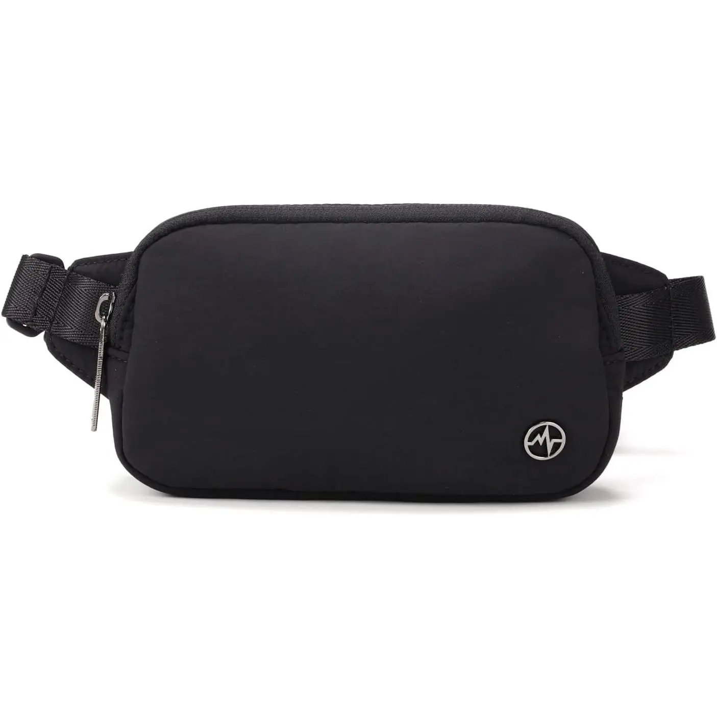 Mini Belt Bag – Ultra Compact, Fits 6.7” Phone, Lipstick, Earbuds, Essentials, Small Crossbody  Purse, Black Onyx