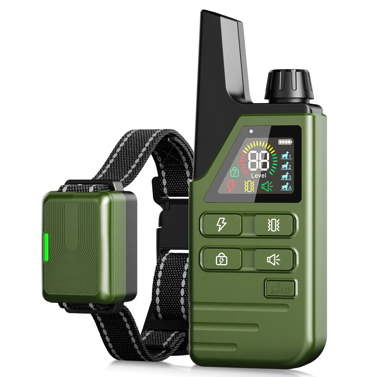 Dog Training Collar 1640FT Dog Training Behavior Aid, Remote IPX8 Waterproof with 3 Training Modes, Outdoor Rechargeable E-Collar