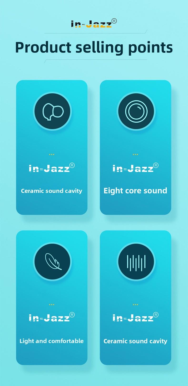 In-ear wired ceramic headphones, angled in-ear sleep headphones, high-quality sound with microphone and in-line controls