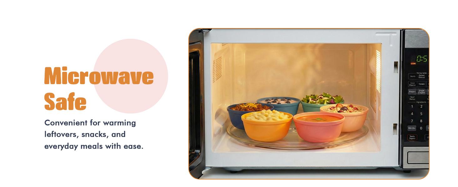 Plastic Bowls Set of 6 – 15oz Multipurpose Deep Salad & Pasta Bowls, Stackable Kitchen Bowls for Home, Kids & Parties, BPA-Free Food Grade, Assorted Cute Colors