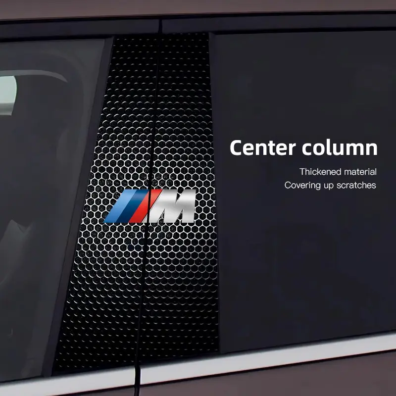 Car Stickers, Sticker For Cars, B-Pillar Center Column Decoration Cover Auto Accessorie For BMW G30 G32 G01 G02 G05 G06 G07 G26 G23 G22 F40 F20 G08 G16 G15 G14 G12 G11 F02 F01 Auto Accessories