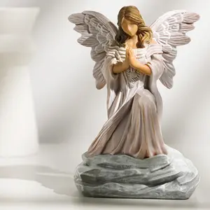 Guardian Angel Statue with Praying Hands - Sympathy, Remembrance, , and Mother's Day  Collectible Decorations for , Mom, Grandma