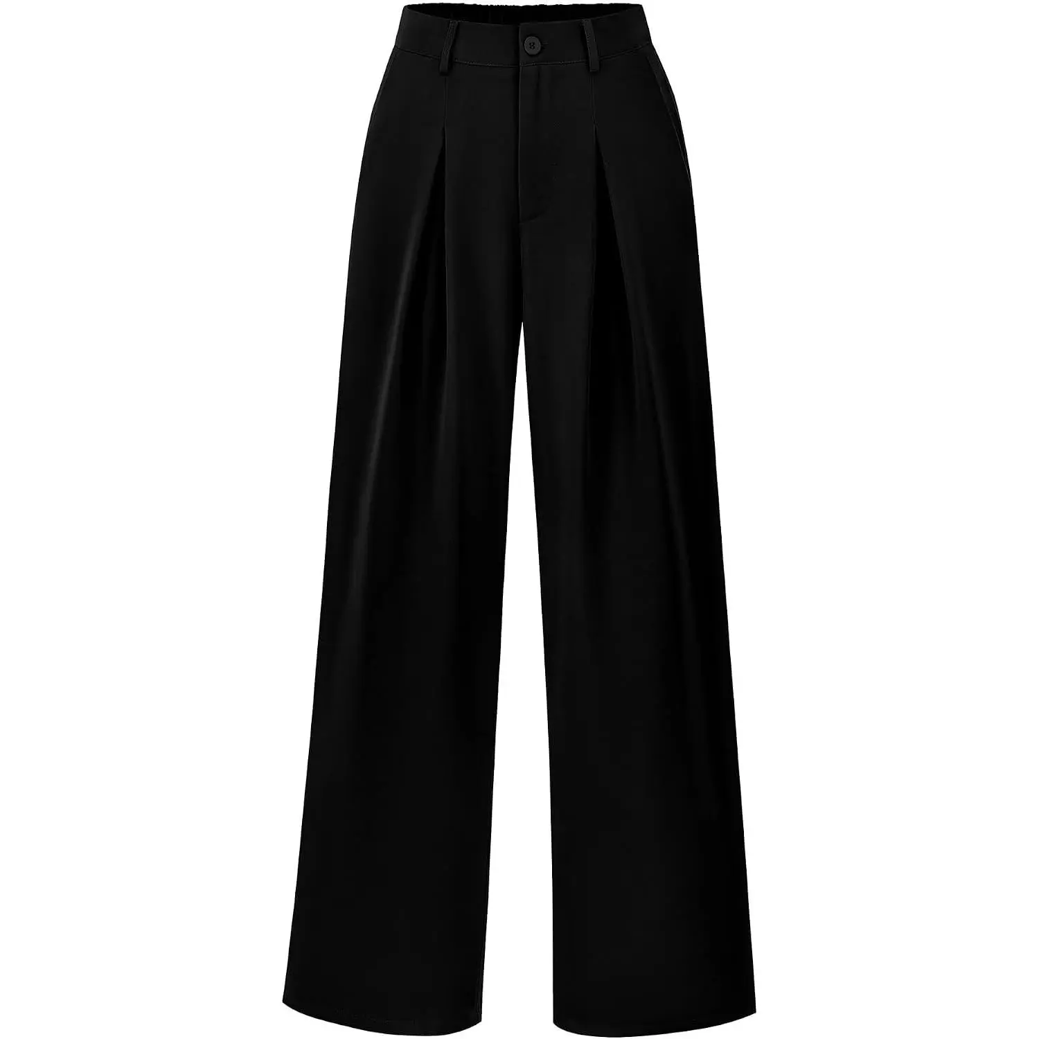 Women High Waist Palazzo Pants Summer 2026 Casual Wide Leg Trousers Loose Work Office Business Suit Pant Pockets
