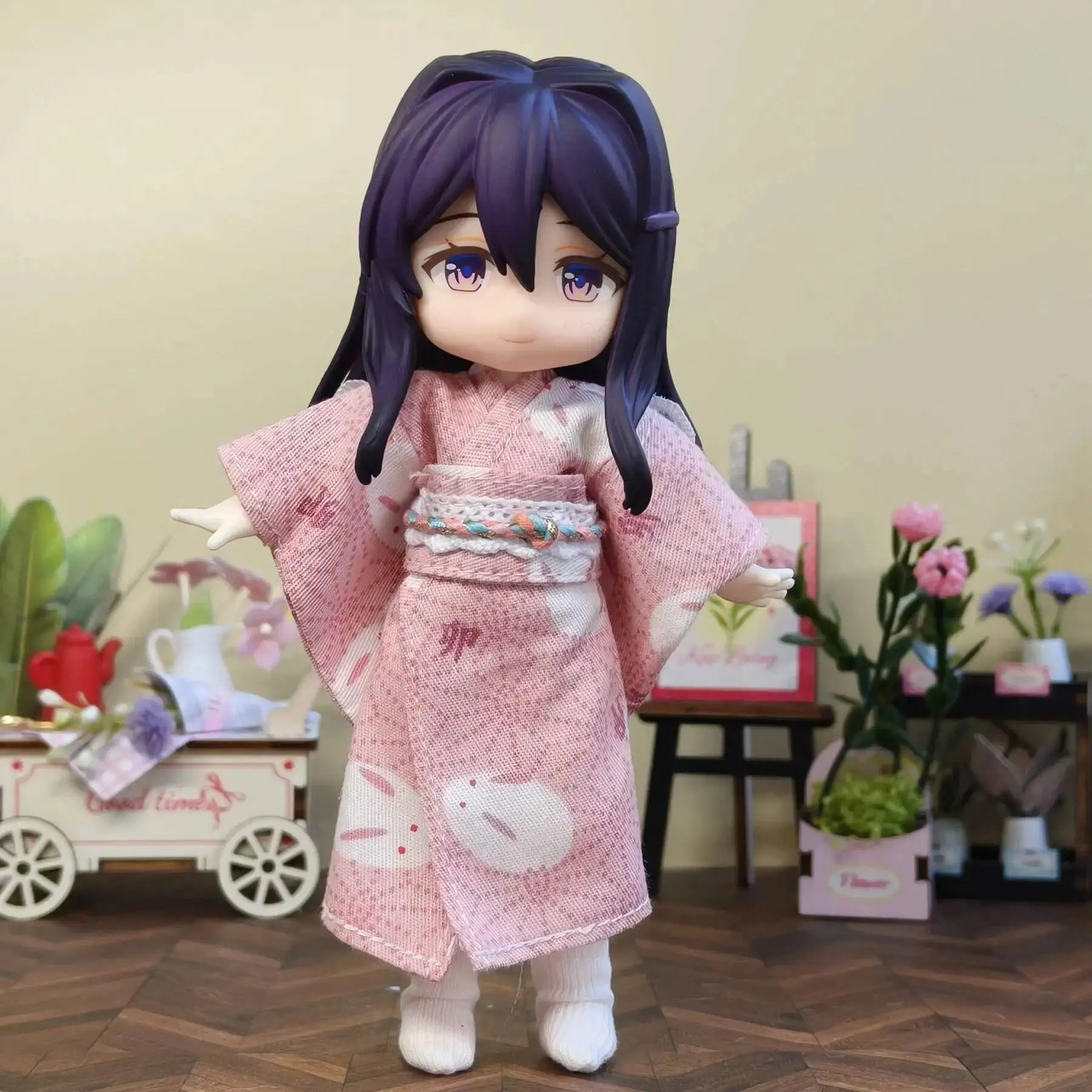 Literature Club! OB11 Doki Yuri Doki Figure Replace Face High Quality Doll Clothes Full Set 1/12 Plain Body collocation Gift ﻿