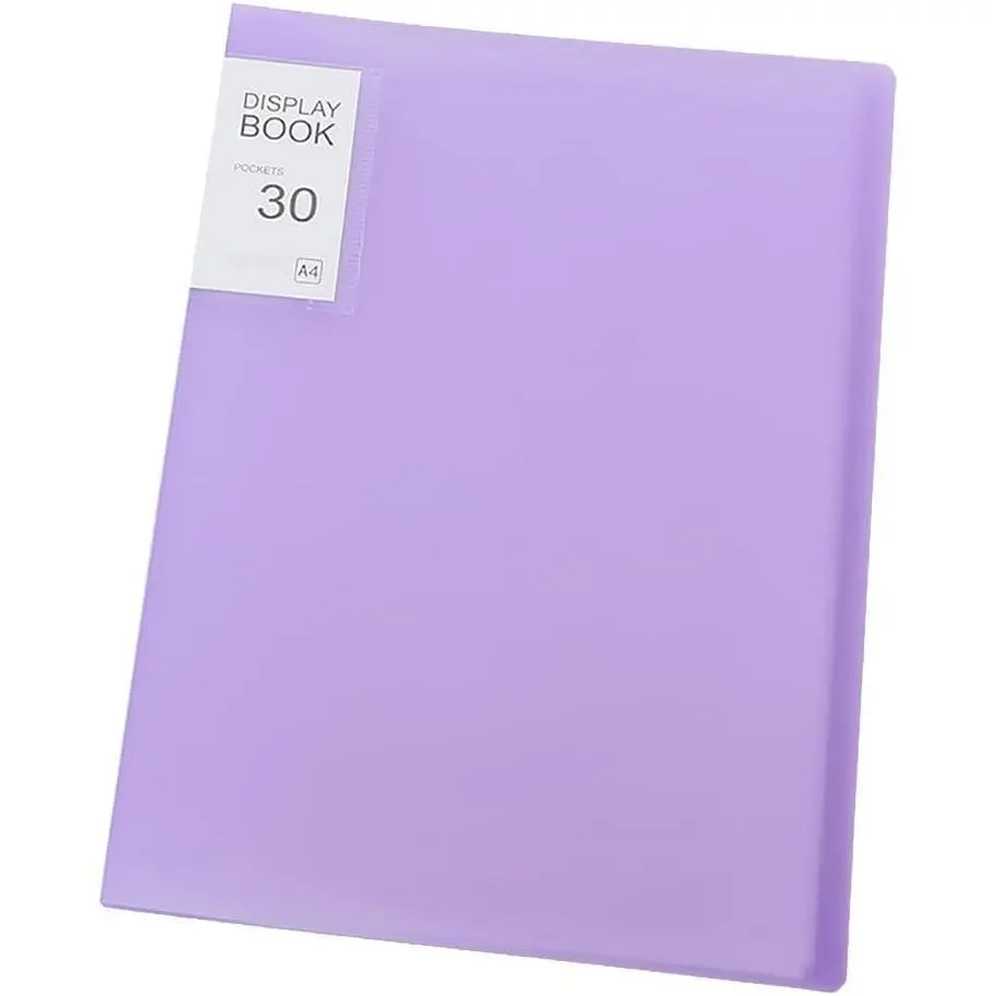 Storage Book - A4 Portfolio Folder for 60 Picture Pics, 30 Pages, Art Portfolio Presentations Folder - 12.2x9.1in