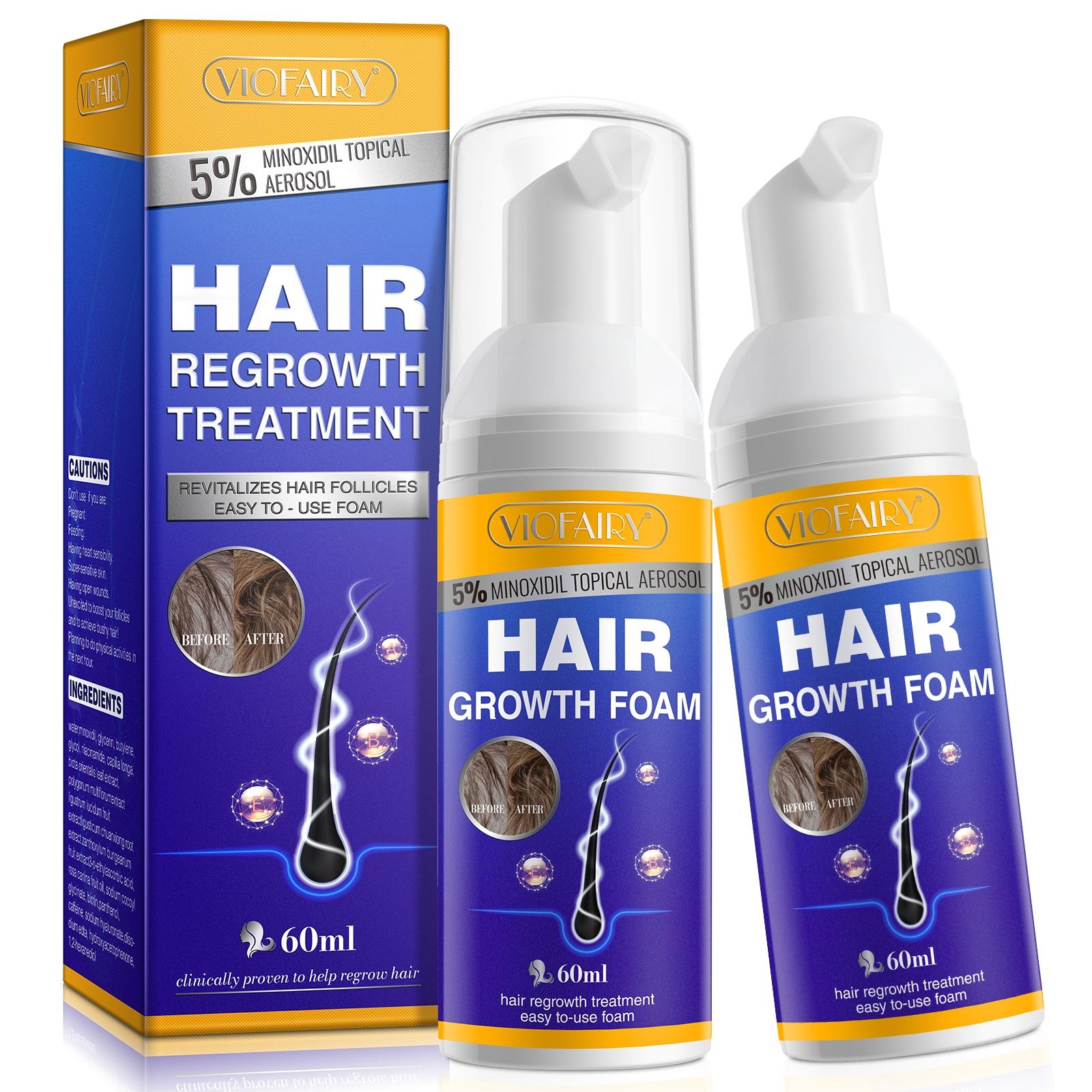 Viofairy Hair Mousse Volumizing Fine Hair for Thicker Hair, Nourishing Formula for Hair Strengthening and Volume, Ideal for Daily Use