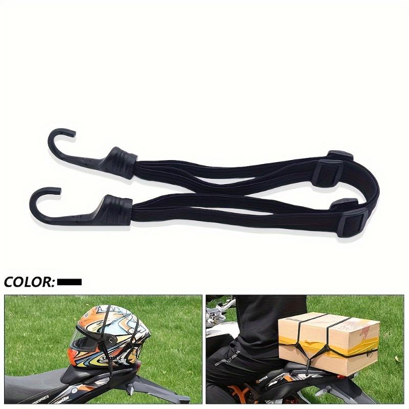 Versatile 4-in-1 High-Elasticity Adjustable Strap with Hook - Perfect for Motorcycle Helmets, Electric Bikes & More Durable Easy to Use For Riders Cyclists Suitable Outdoor Activities