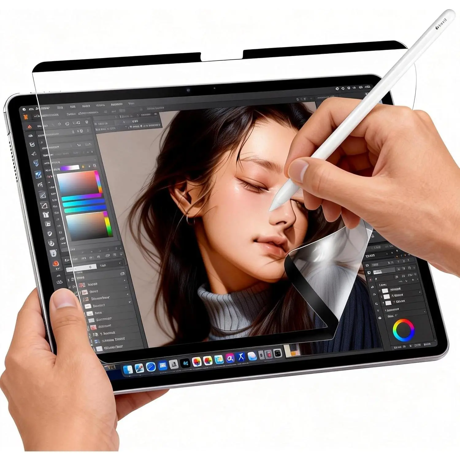 Paper Screen Protector for iPad Pro 11 Inch (2022/2021/2020/2018) & iPad Air 4/5th 10.9”, Feel Like Writing and Drawing  Paper