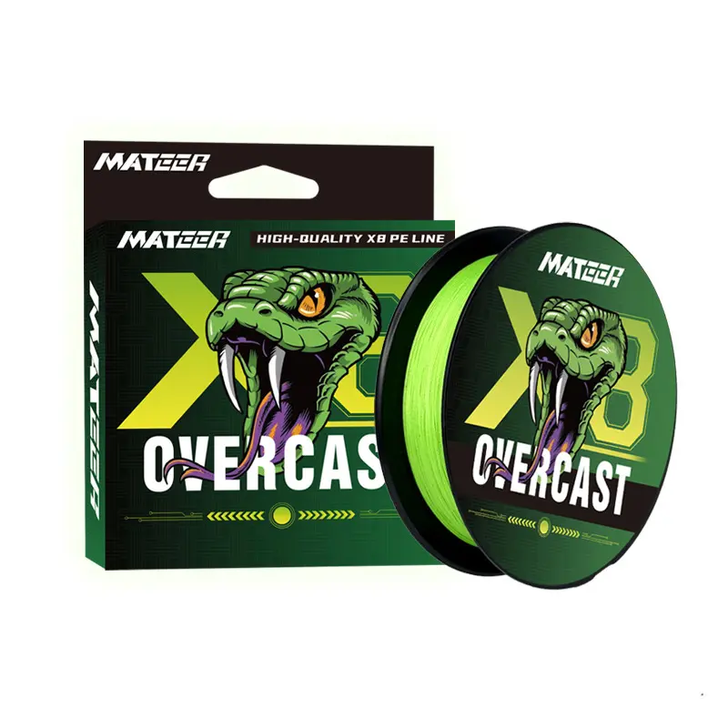 DeepJaw Outfitters X8 High-Density PE Braided Fishing Line - Multiple Lengths (100M/150M), Slick Coating for Longer Casts, 0-Stretch Strong Braided Line for Saltwater & Freshwater Lure Fishing