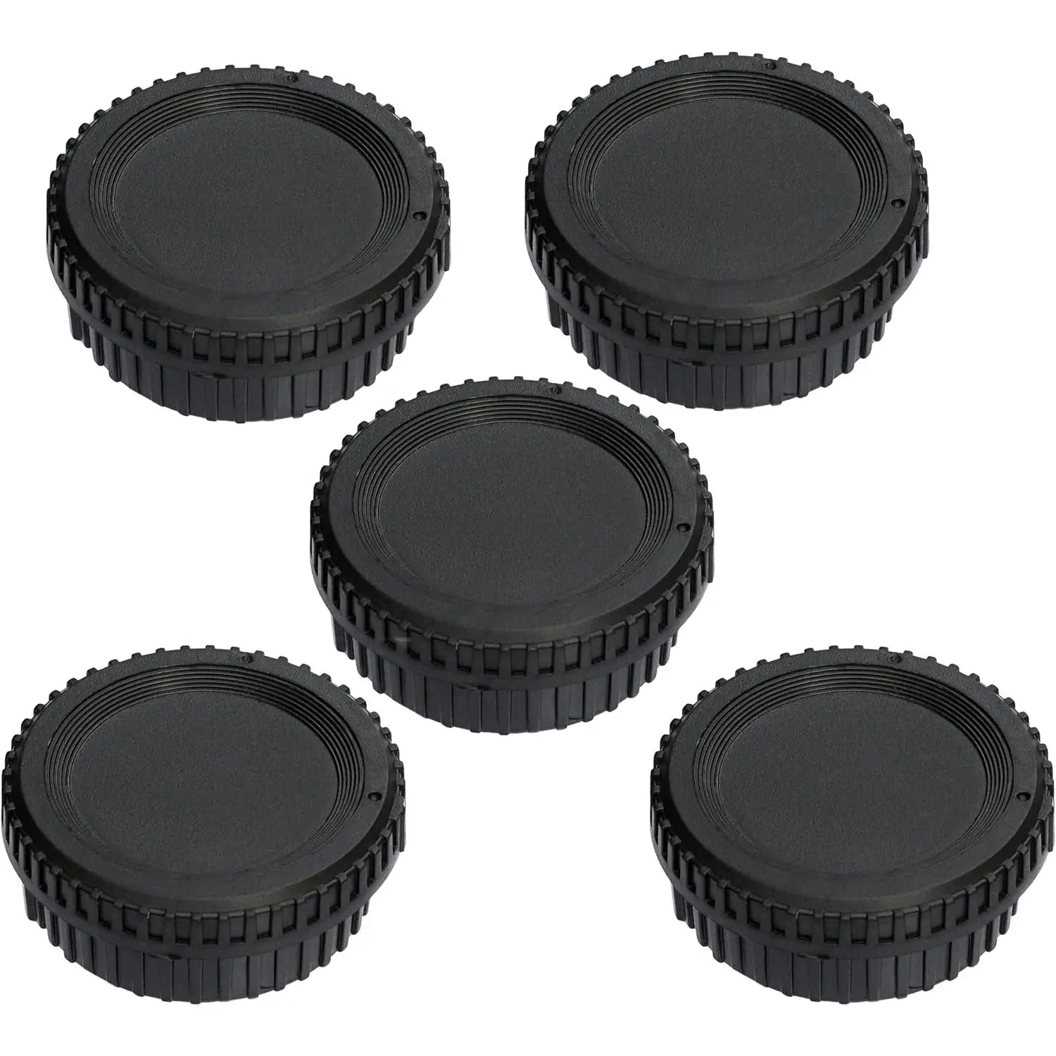 (5 Pack) F Mount Rear Lens Cap  Cover Set, Nikkor Lens Cap, F Mount  Cover, CCD Sensor Dust Protective Caps, Compatible with  DSLR Camera and Lenses