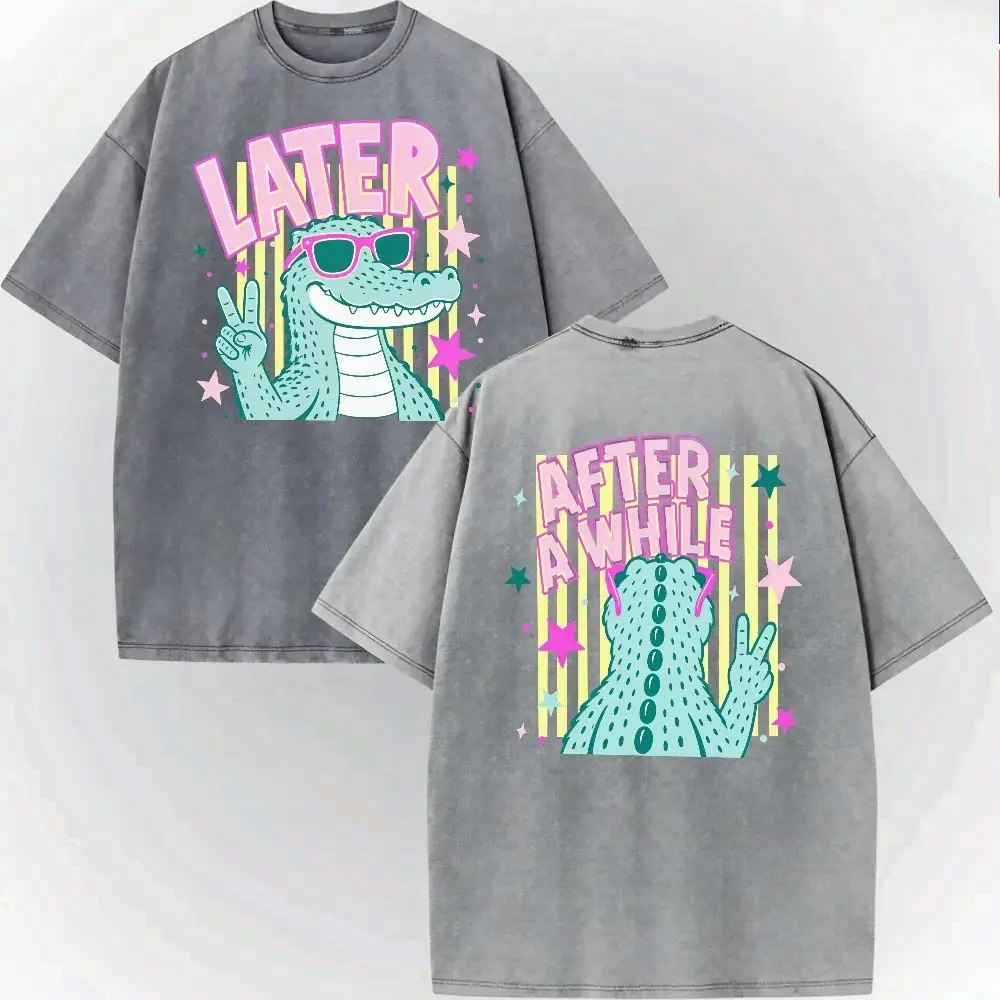 Later Alligator Shirt, After A While Crocodile, Funny Retro Gator Shirt, Cute Animal Shirts #   Animal #   TikTokMadeMeBuyIt #   TikTokShop