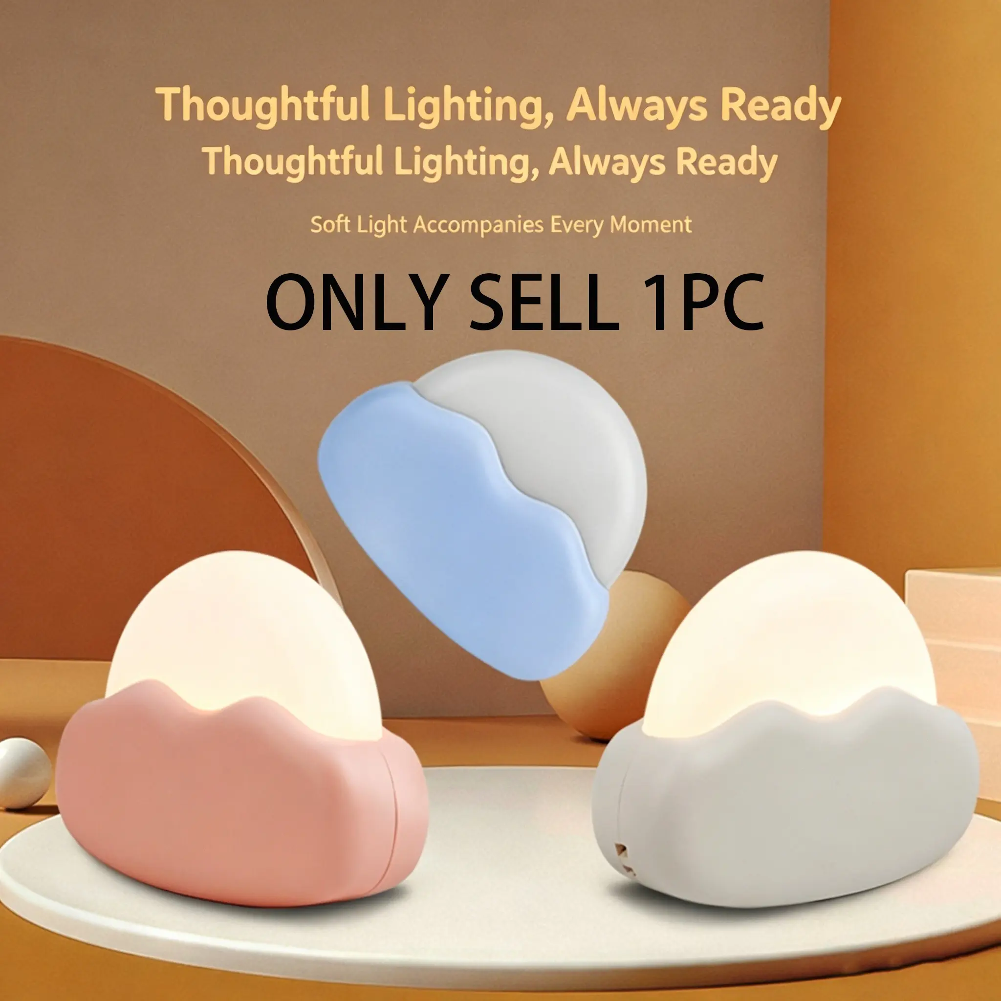 Moon Cloud Night Light, Fairy Moon Lamp, Bedside Table Lamp, Gift Lamp, Sleep Aid Lamp, Ambiance Lamp, Bedroom Decorative Light