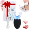 Adult Ultrasonic Electric Toothbrush with U-Shaped Design, 360-Degree Full Mouth Cleaning, IPX7 Waterproof for Effective Oral Hygiene, Rechargeable Toothbrush