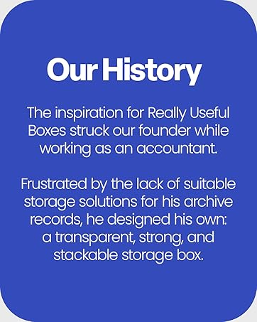 Really Useful Box Stackable 9 Liter Plastic Storage Container Bin with Snap Lid and Built-In Clip Lock Handles for Home & Office Organization (4 Pack)