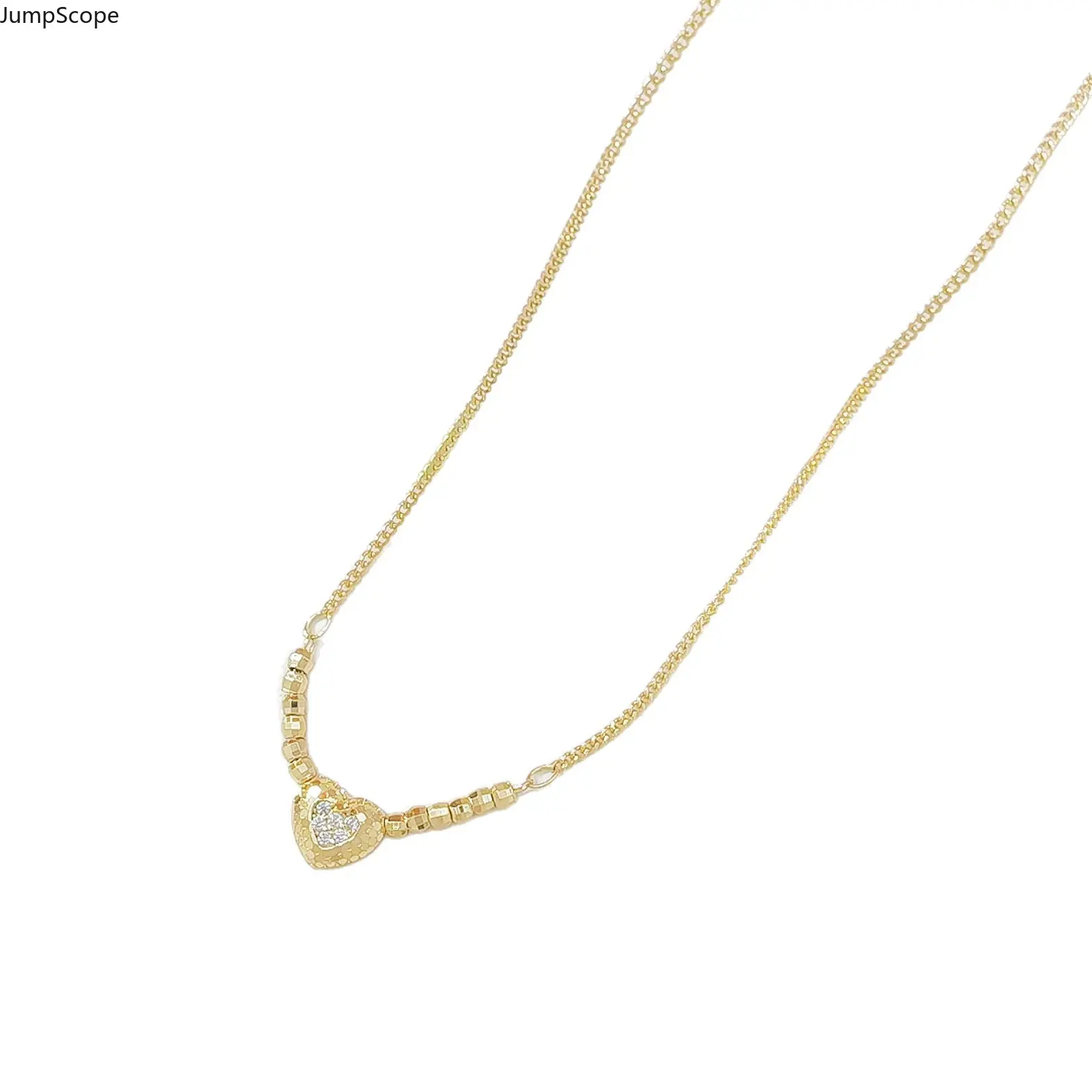 Minimal Ins-Style Sparkle Textured Heart Motif Collarbone Necklace, MDF+Steel Jewelry for Women, Ideal for Café Dates & Spring Street Portraits, Sentimental Valentine/Birthday Gifts for Her