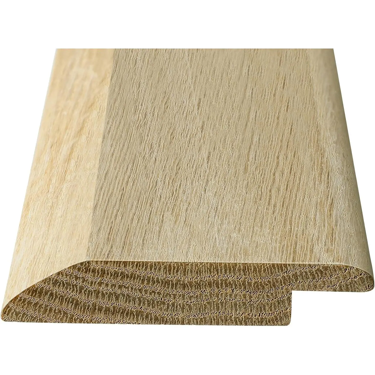 Solid Red Oak Interior Threshold Wood Overlap Threshold Doorways Reducer Threshold, 36 Inches Long (Classic Style)