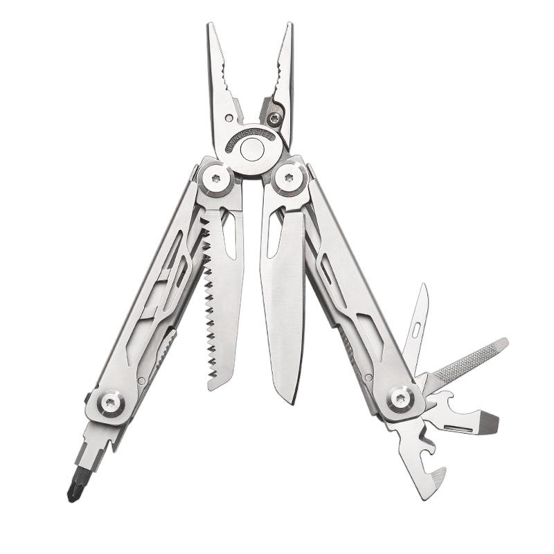 Multi-functional pliers with outdoor folding knife - portable pocket knife, emergency survival gear, multi-tool combination pliers rally essential gear