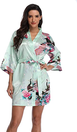 Rayon Robes Women Nightwear Flower Home Clothes Intimate Lingerie Casual Kimono Bath Gown Lady Night Dress Oversize 3XL