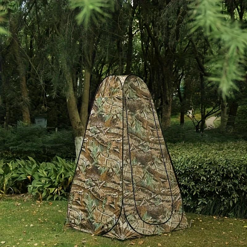 Outdoor portable pop-up tent for bathing and changing clothes, thickened material for sun protection and privacy, mobile toilet tent, portable quick-open changing room tent for fishing, quick-open camping equipment