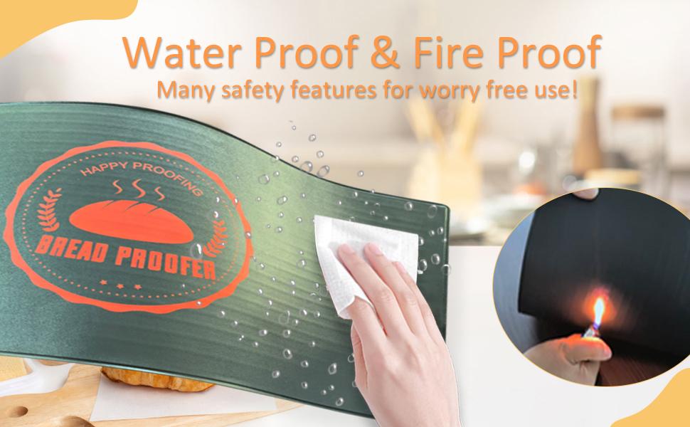 THE WELL KEPT Sourdough Warming Mat Bread Proofer Heating Pad with Temperature & Timer Control Waterproof Dough Proofing Mat Warmer for Bread Dough Proofing Yogurt Fermentation