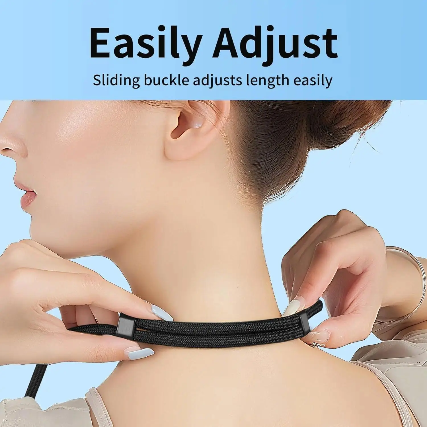 Adjustable Mobile Phone Strap Lanyard Crossbody Phone Lanyards Neck Rope with Patch for iPhone Cell Phone Hanging Cord Strap