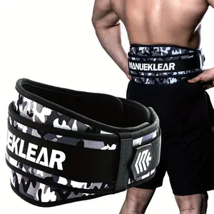 Manueklear Unisex Weightlifting Belt, Portable Fitness Belt, Lumbar Support for Squats & Hard Pulls, Ideal for Cross Training & Strength Training