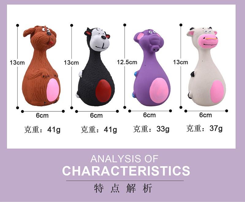 Direct sales from the manufacturer: latex toys, latex sound-making toy for dogs, big-bellied elephant, cartoon pet toy