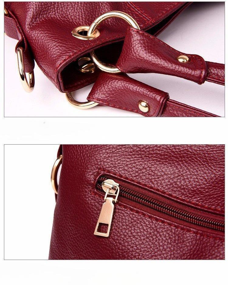 BIGWIG New Flow Speed Women's Handbag, Genuine Leather Tote Bag, Work Shoulder Bag, Large Luxury Design