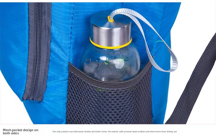 Korean Style Outdoor Multifunctional Travel Casual Foldable Backpack for Training Class Students with Logo Printing Option