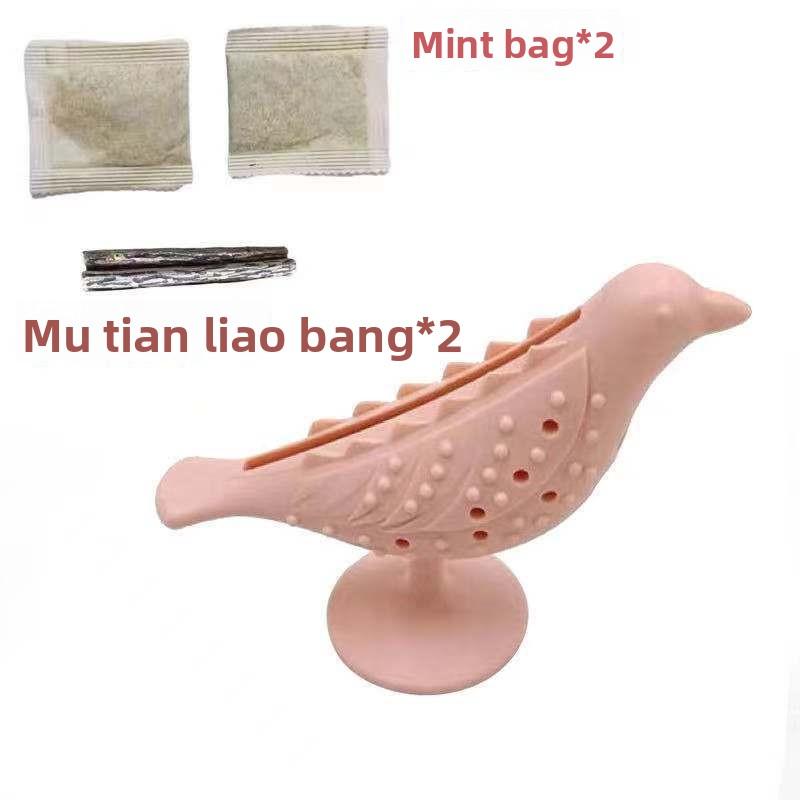 Realistic Bird Cat Toy with Premium Catnip & Silvervine - Lifelike Plush Kicker for Hunting & Chewing - Soft Teeth Cleaning Chew Toy for Indoor Cats - Irresistible Prey Simulation silicone feeder shaped harness retractable leashes jumping