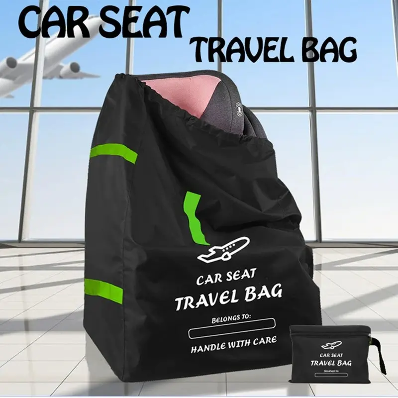Safety Seat Travel Luggage Bag, Aircraft Airplane Baby Basket Car Seat Storage Bag Dust Cover Dustproof, Large Capacity Easy Storage