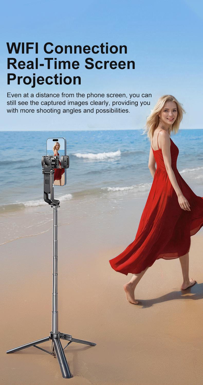 Magnetic Phone Monitor | Real-Time Selfie Screen for Rear Camera Vlogging & Live Streaming
