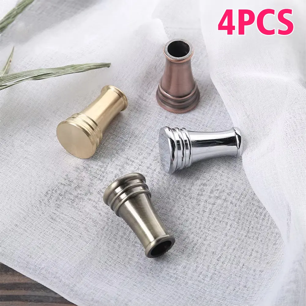 4Pcs European Vintage Metal Pen Holder Polished Finish Single Pen Insert Stand for Dip Pens Fountain Pens Office Home Desk Organizers