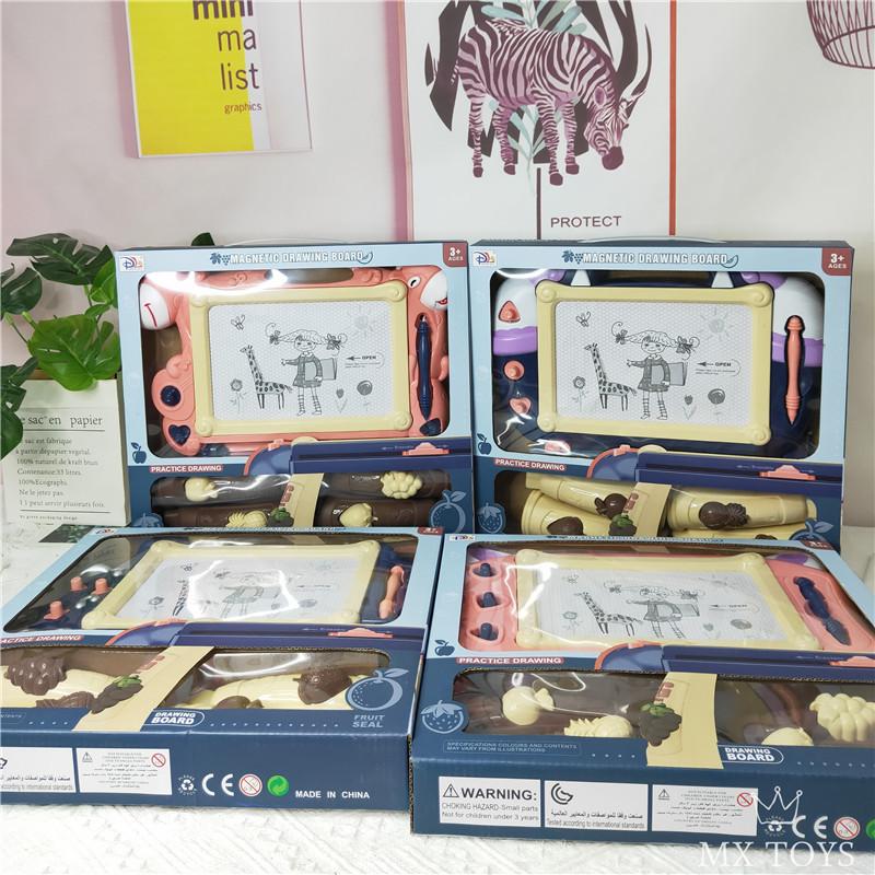 Cartoon Animal Drawing Magnetic Black White Doodle Writing Board Painting Table Educational Learning Children Toy