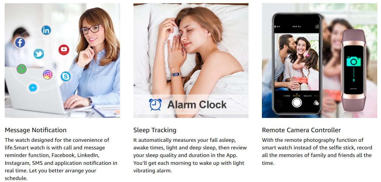 Fitness Tracker with 24/7 Heart Rate, Blood Oxygen Blood Pressure Sleep Monitor, Activity Trackers 5 ATM Waterproof,Step Calorie Counter Pedometer Health Smart Watch for Women Men Fitness Tracker with 24/7 Heart Rate, Blood Oxygen Blood Pressure Sleep Monitor, Activity Trackers 5 ATM Waterproof,Step Calorie Counter Pedometer Health Smart Watch for Women Men