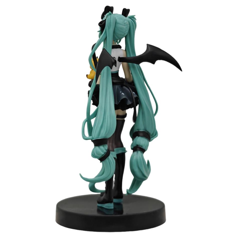 Anime Hatsune Miku Cos Raccoon Demon Cat Ears Cinnamoroll Kawaii Miku Girl Anime Figure PVC Collection Model Doll Toy