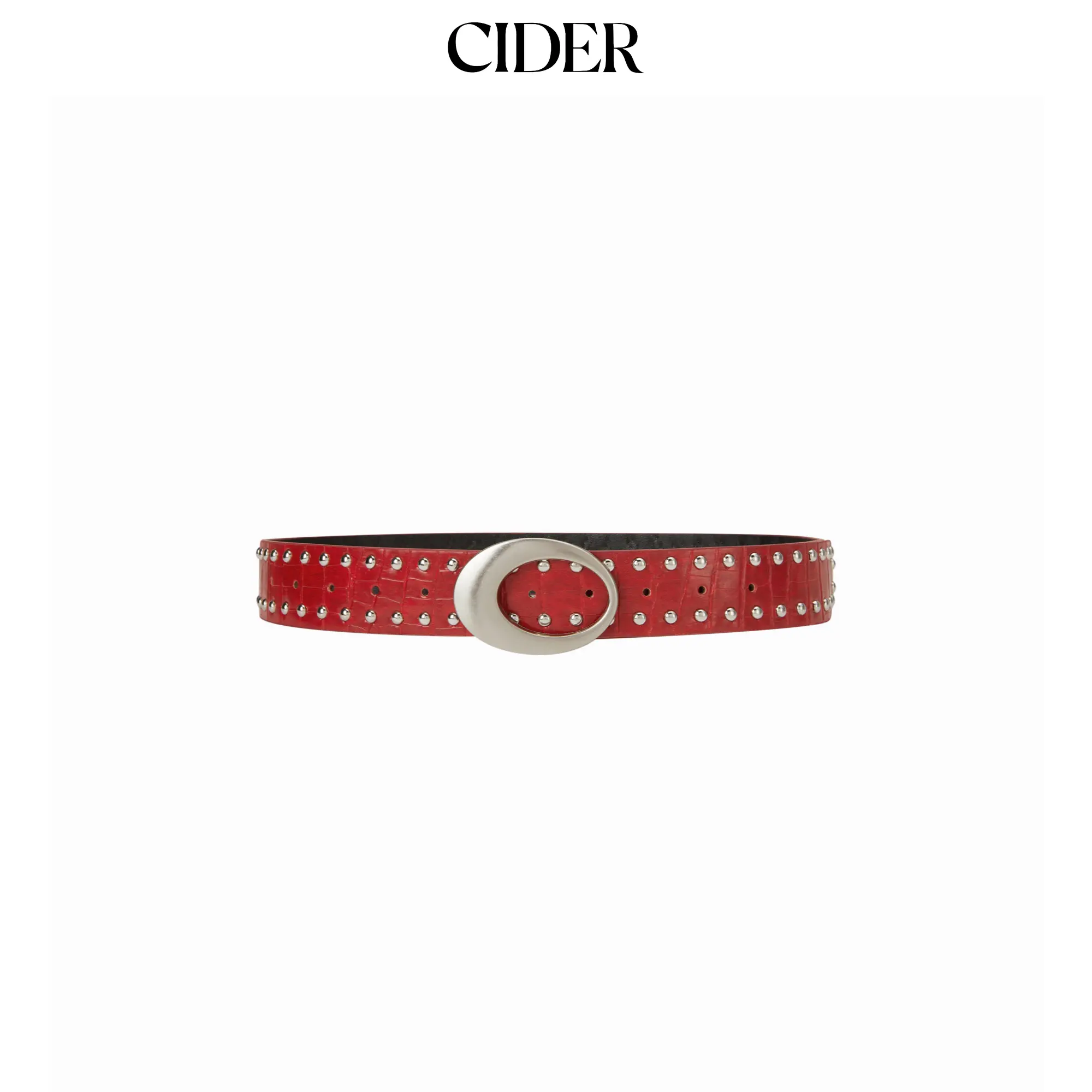 Cider STUDDED OVAL BUCKLE BEIT
