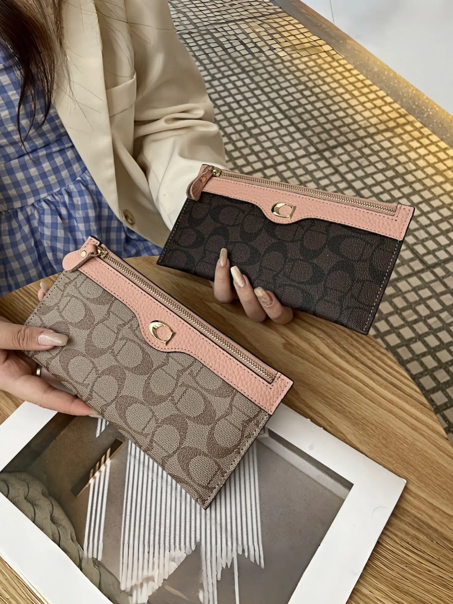 New Fashion Versatile Multi-Card Holder Wallet for Women, Coin Purse, Phone Case, Storage Bag, Envelope, Stylish and Practical