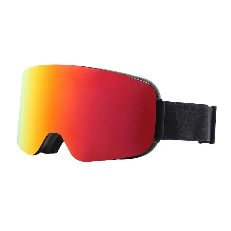 Big Frame Cylindrical Ski Snowboard Goggles for Men Women, Double Anti-Fog UV400 OTG Over Glasses Winter Sports Goggles