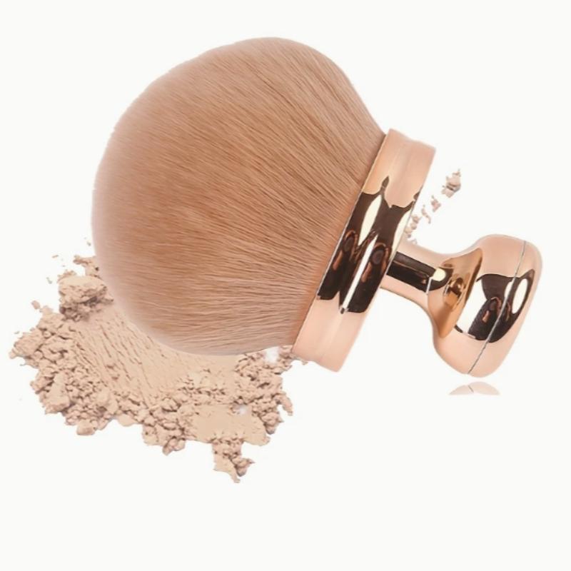 Extra Large Body Makeup Brush, 3-Inch Wide Head, Quick Full-Body Application, Soft Synthetic Fiber, Multitasker Brush, Perfect for Foundation, Loose Powder, Contouring, Bronzer Brush, Contoured Foundation Brush