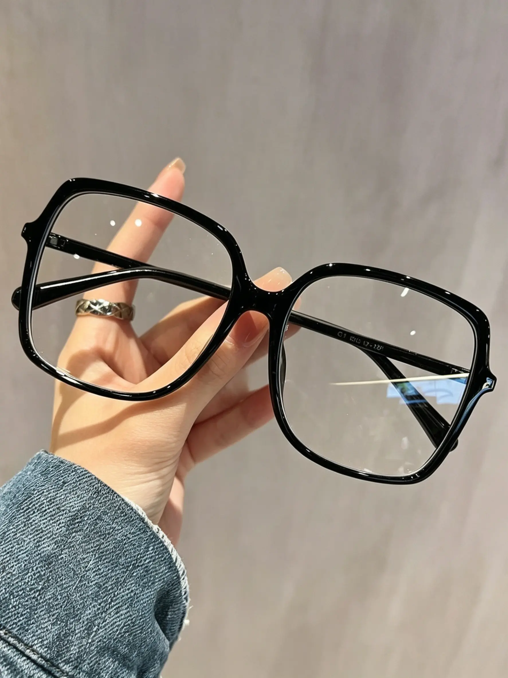 Classic Unisex Trendy Square Frames Glasses, Fashion Accessory Eyewear, Fashionable Daily Wear, Office, Reading, Outdoor Activities, Travel, Gift Idea, Decorative Eyewear