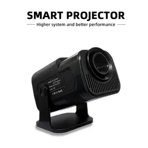 Allshepr Hy320mini Smart Projector, Wi-Fi & Bluetooth-compatible, 4K Resolution, Android 11, HDMI Input, 180° Rotation, Auto Calibration, Portable Home Theater