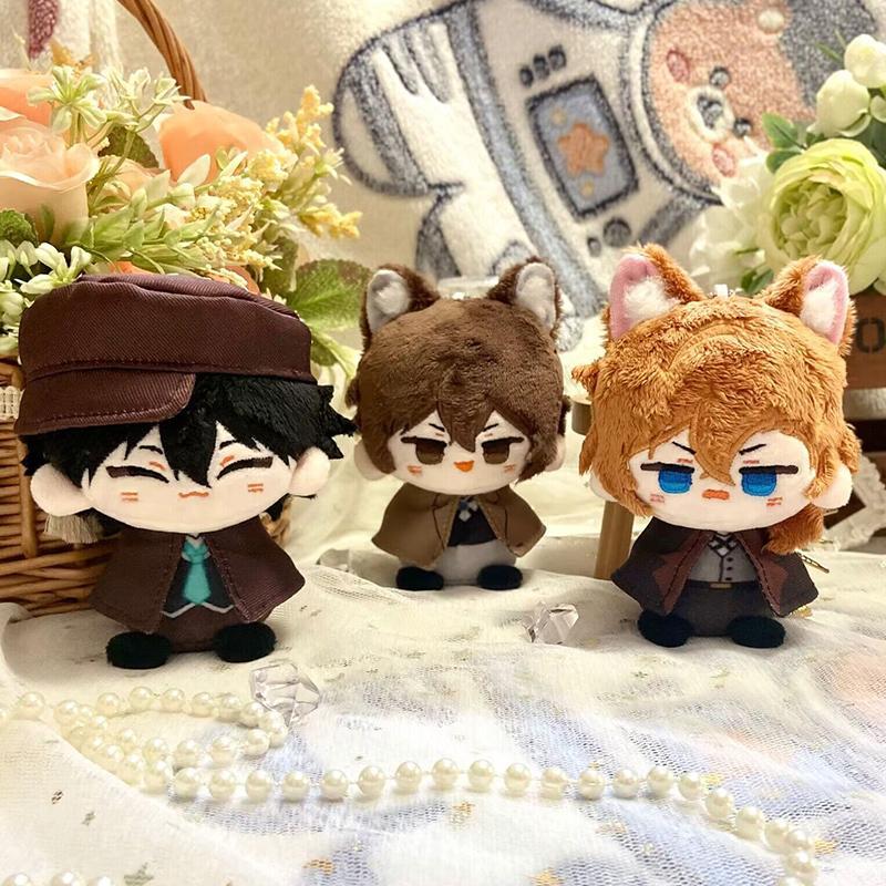 Bungou Stray Dogs Plush Gogol Dazai Osamu Nakahara Chuuya Ryunosuke Akutagawa Anime Cosplay Stuffed Doll Keychain Kids Gift Bungou Stray Dogs Plush Gogol Dazai Osamu Nakahara Chuuya Ryunosuke Akutagawa Anime Cosplay Stuffed Doll Keychain Kids Gift