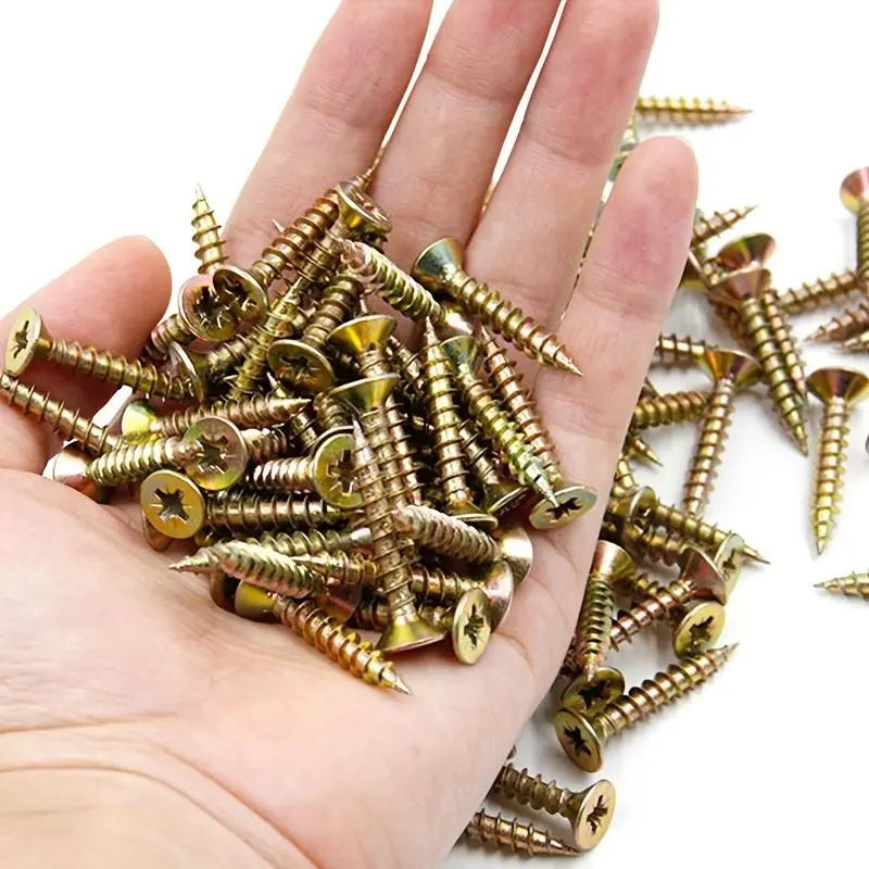 Wood screw kit: Self-tapping screws, suitable for quick and convenient home woodworking projects