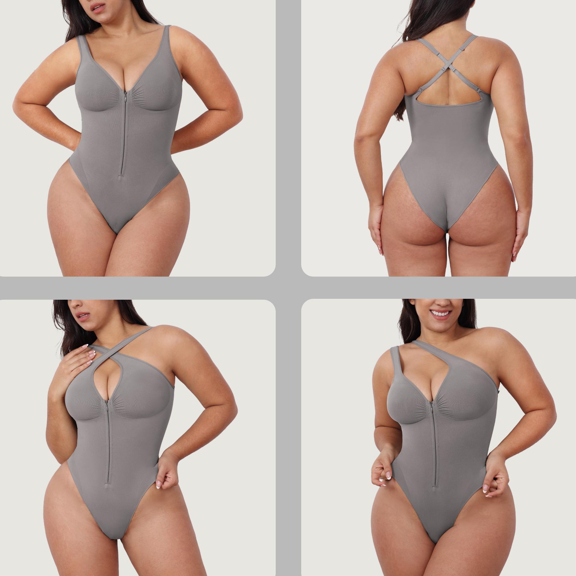 SHAPUM Fajas Colombianas Shapewear for Women Tummy Control Full Shapewear Butt Lifter with Zipper Crotch Ultra Stretch Comfortable Fit Breathable Design#Spring Picks#TikTokShopSpringGlowUp