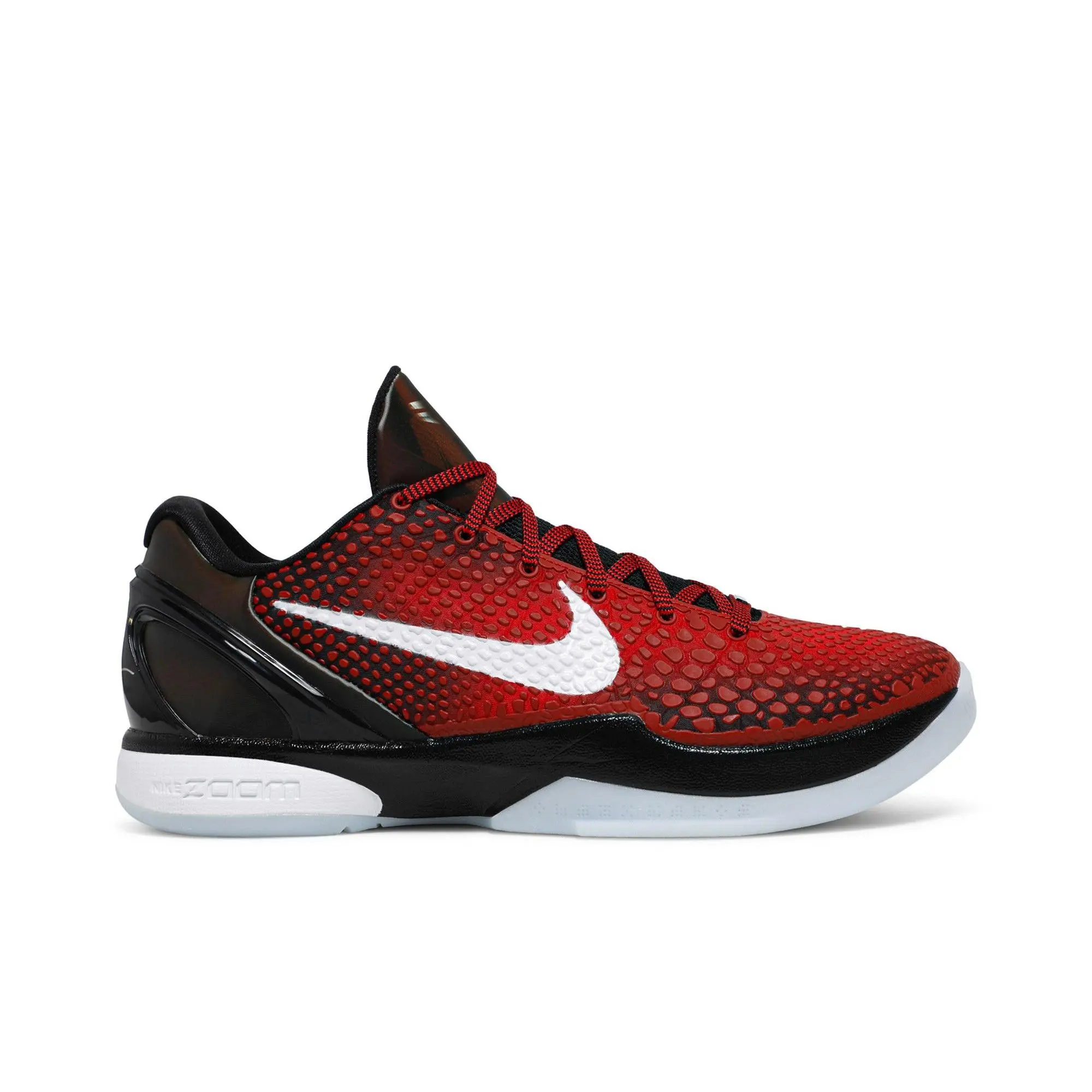 Nike Zoom Kobe 6 Protro 'All-Star' 2021 Low Top Multi-Size Unisex Synthetic Basketball Shoes - Challenge Red/White/Black, Retro Look, Secure Fit, Shock Absorb, Style DH9888-600
